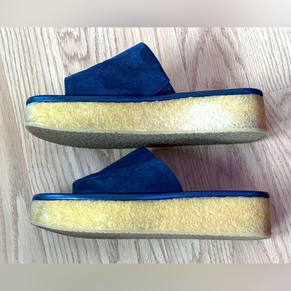 Vince Women's Navy Palley Platform Sandal - Picture 5 of 8